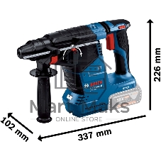 Перфоратор Bosch GbH 187-LI патрон:SDS-plus уд.:2.4Дж аккум. (кейс в комплекте)