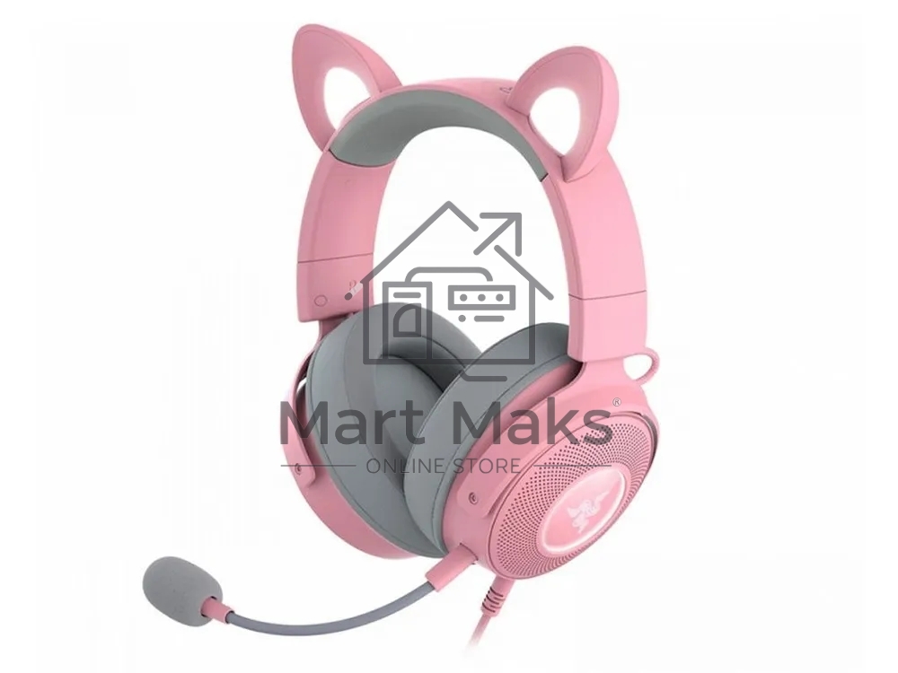 Гарнитура проводная Razer Kraken Kitty V2 Pro quartz (USB ) (RZ04-04510200-R3M1)