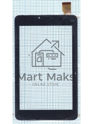 Сенсорное стекло (тачскрин) FHF70040, черное