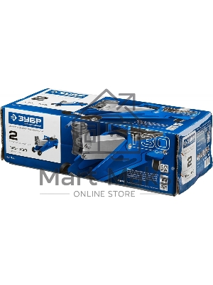 Домкрат ЗУБР 43053-2гидравлический подкатной t30 2т 135-330мм профессионал