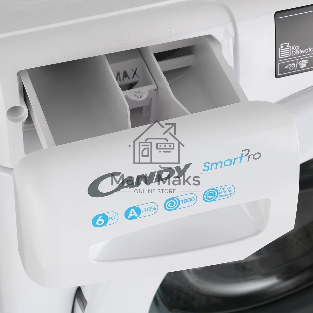 Стиральная машина Candy Smart Pro CSO34 106T1/2-07 белый, загрузка фронтальная 6 кг, 1000 об/мин., класс: А