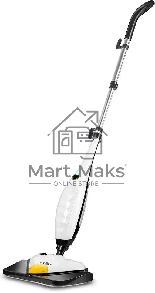 Швабра паровая Kitfort КТ-1088 белый/черный