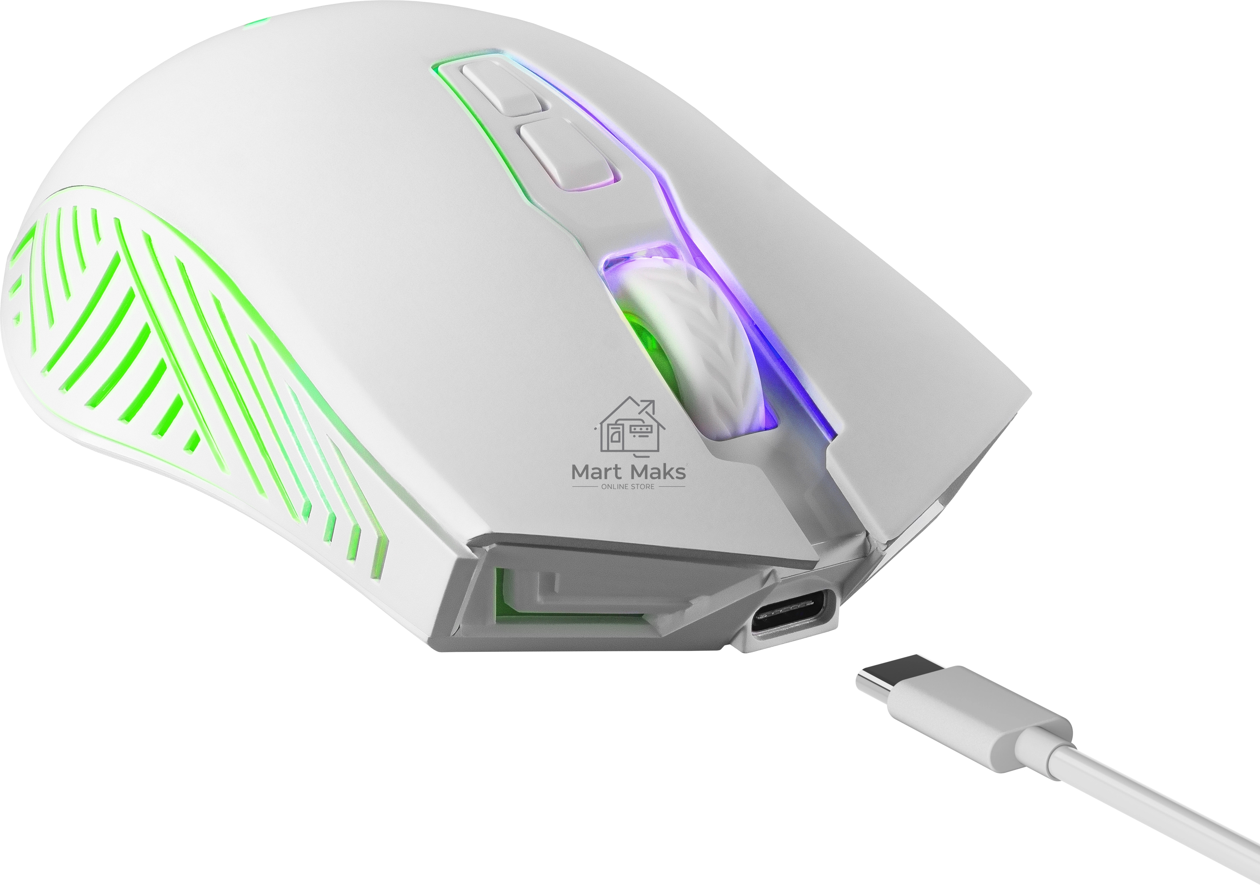 Мышь беспроводная Defender Pandora GM-502 белый, 3200 dpi, радиоканал, USB, кнопки - 7