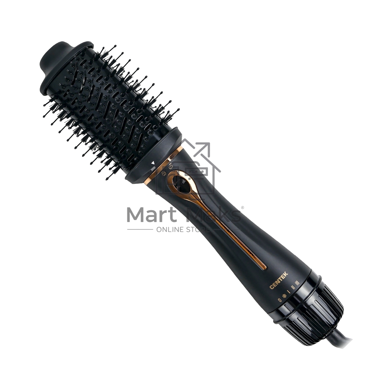 Фен-щетка Centek CT-2063 1200 Вт золото/черный