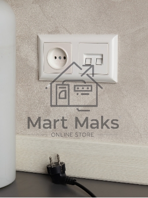 Рамка 2-местная IEK BRITE РУ-2-Бр DECOR 3D-форма белый/белый