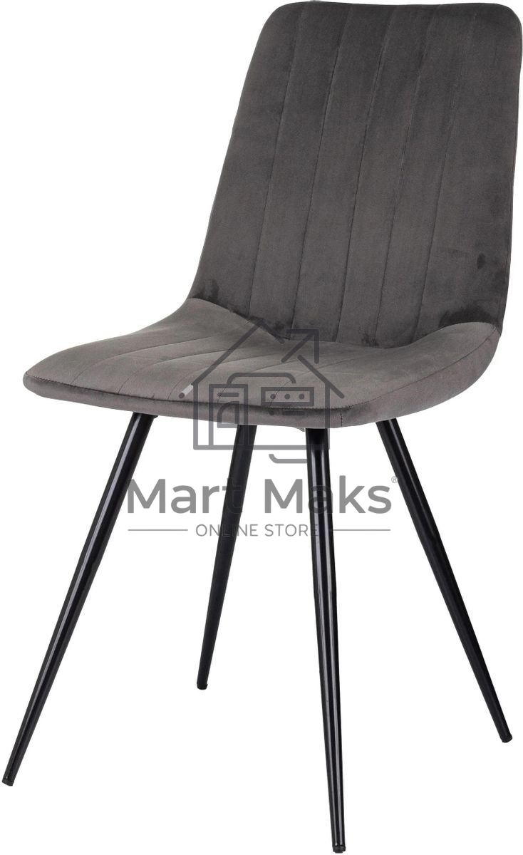 Стул для дома Бюрократ CH-K6_4 комплект 4шт Holland 18 металл черный на ножках (CH-K6_1/HL18_4)