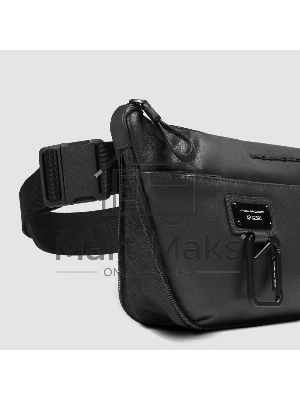 Рюкзак слинг Piquadro Harper CA6881AP/N черный кожа