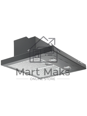 Вытяжка каминная Elikor Квадра 60П-430-К3Д черный, 59 см, 430 куб. м/ч, 56 дБ