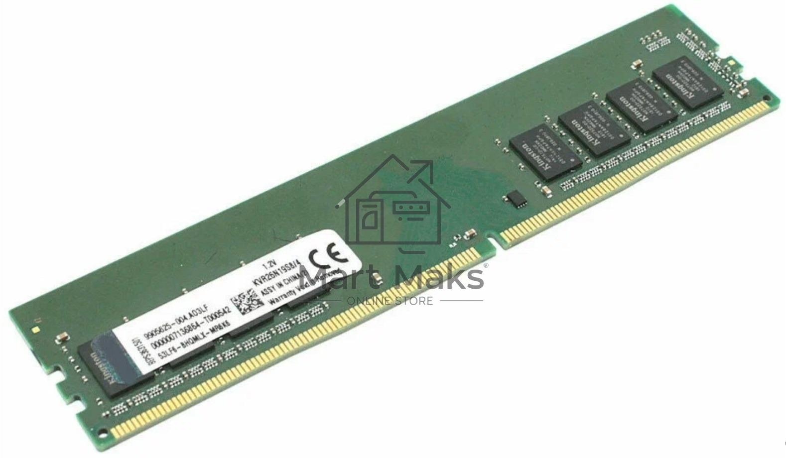 Оперативная память Kingston ValueRAM, DDR4, 4GB (1x4GB), 2666MHz, CL19, DIMM