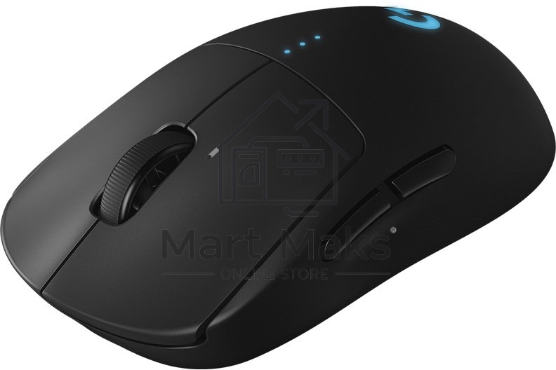 Мышь беспроводная/проводная Logitech G PRO черный, 25600 dpi, радиоканал, USB, кнопки - 7
