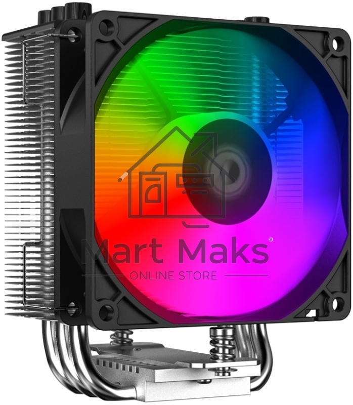 Кулер для процессора ID-COOLING SE-903-XT FRGB черный 92мм алюминий+медь 2200rpm 26db 4-pin 130W 123мм