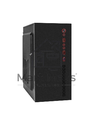 Компьютерный корпус Minitower ExeGate EX298810RUS BAA-403U2 (mATX, без БП, 1*USB+2*USB 3.0, HD Audio, черный)