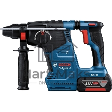 Перфоратор Bosch GbH 187-LI патрон:SDS-plus уд.:2.4Дж аккум. (кейс в комплекте)