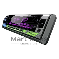 Автомагнитола AURA INDIGO-879DSP, 1 DIN, Bluetooth, USB Type-A, AUX, пульт ДУ