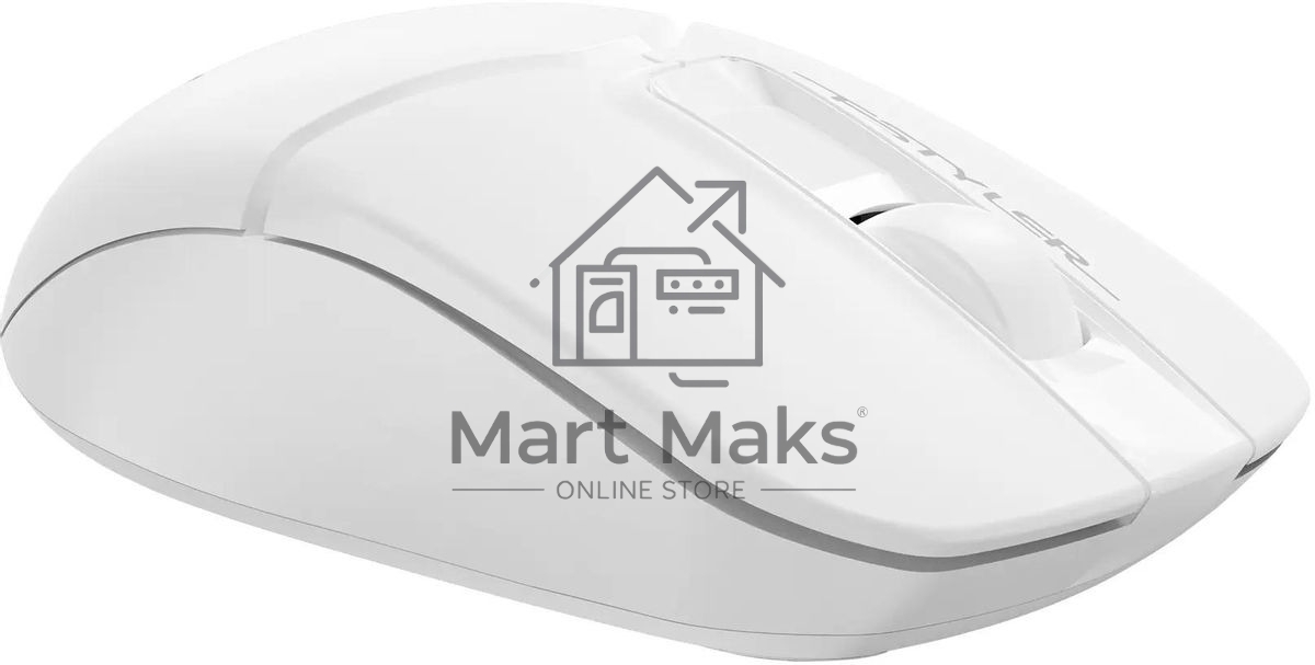 Мышь беспроводная A4Tech Fstyler FG12S белый, 1200 dpi, радиоканал, USB, кнопки - 3