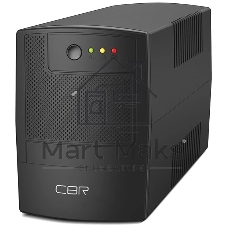 Источник бесперебойного питания CBR UPS-TWK-101EJ-1000/1000 ВА/600 Вт/4xSchuko CEE 7