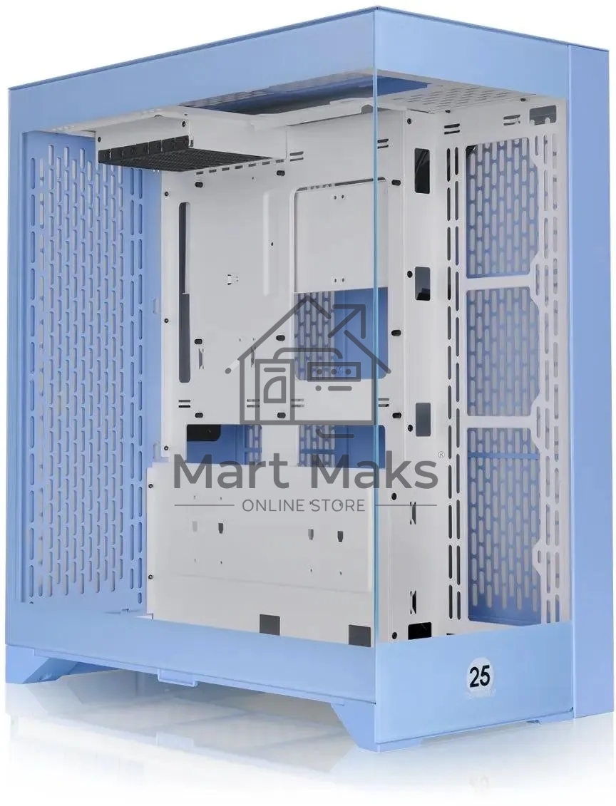 Компьютерный корпус Thermaltake CTE E600MX Hydrangea синий без БП E-ATX 11x120mm 4x140mm 2xUSB3.0 audio bott PSU