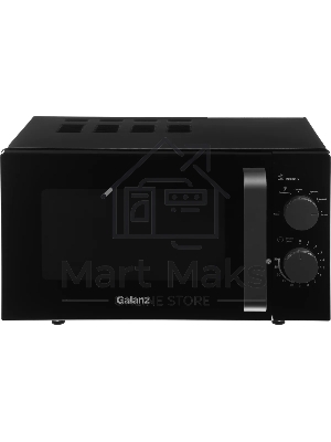 Микроволновая печь Galanz MOS-2401FMB черный, 20 л, 800 Вт, поворотный механизм