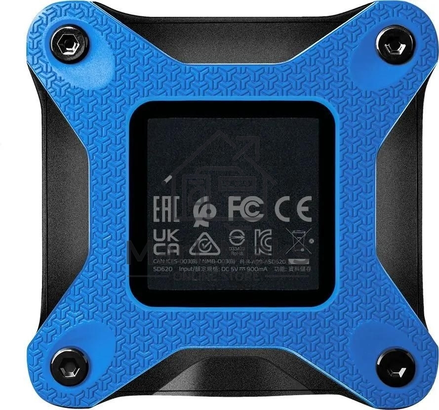 Внешний накопитель SSD 512GB A-DATA SD620, External, USB 3.2, [R/W -550/500 MB/s] синий