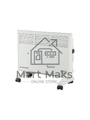 Конвектор Oasis KM-15 белый, 1500 Вт, 20 м2, термостат