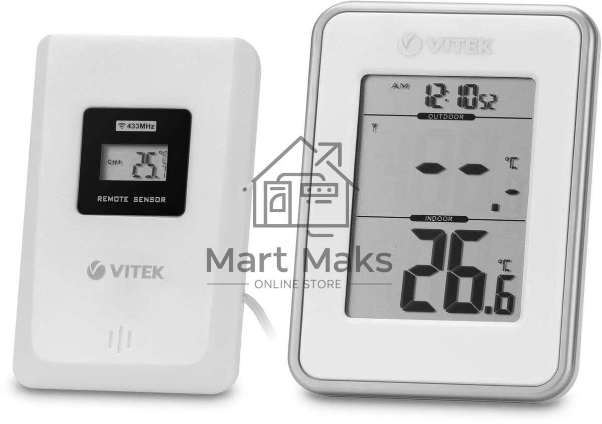 Погодная станция Vitek VT-6408 серебристый