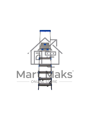 Стремянка НИКА СМ6, 6 широких ступеней