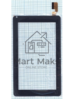 Сенсорное стекло (тачскрин) FHF70180, черное