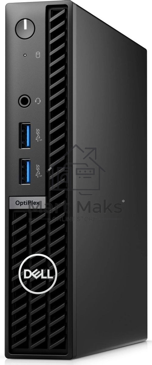 Неттоп Dell Optiplex 7020 Micro i3 14100T (2.7) 8Gb SSD512Gb UHDG 730 Linux Ubuntu GbitEth WiFi BT 90W мышь клавиатура черный (7020-3850)