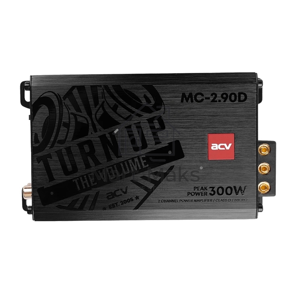 Усилитель автомобильный ACV MC-2.90D micro 2*90Вт/2-1 канал/4-2Om/High-pass/Low-pass/High-input/D class