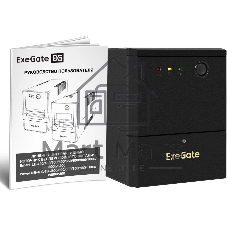 Источник бесперебойного питания ExeGate Power NB-2200.LED.AVR.4SH / 2200 ВА / 1300 Вт / 4 x CEE 7 (евророзетка)