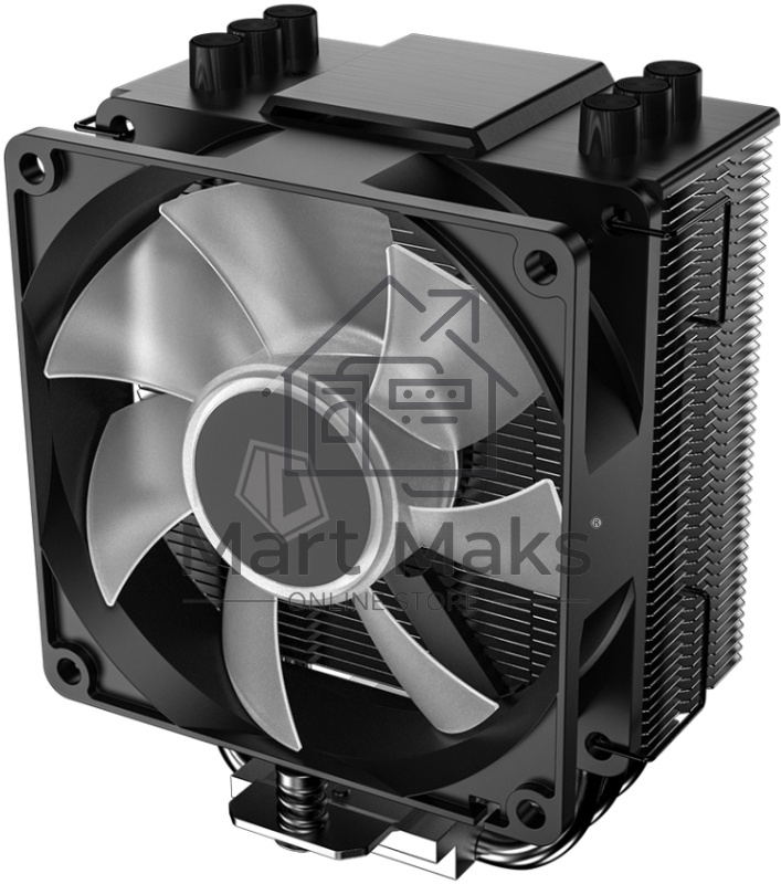 Кулер для процессора ID-COOLING SE-903-XT FRGB черный 92мм алюминий+медь 2200rpm 26db 4-pin 130W 123мм