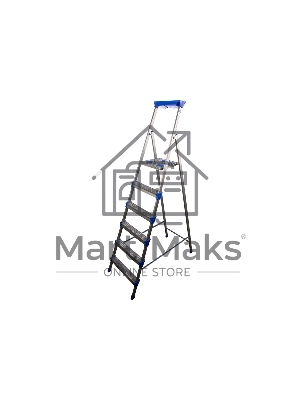 Стремянка НИКА СМ6, 6 широких ступеней