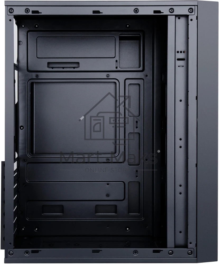 Компьютерный корпус Accord A-302 черный без БП ATX 1x120mm 2xUSB2.0 1xUSB3.0 audio
