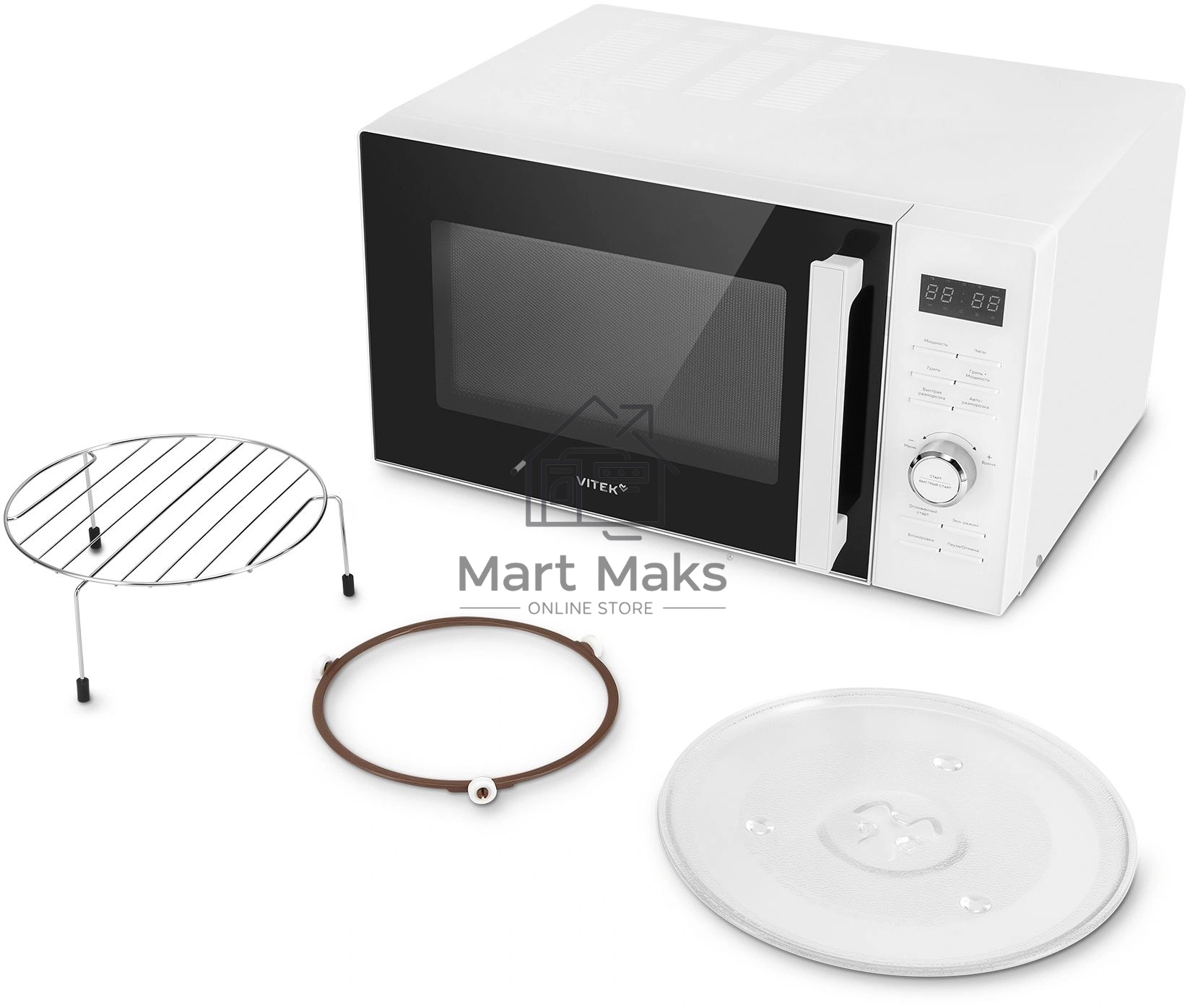 Микроволновая печь Vitek VT-MW1825 25л. 900Вт белый