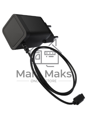 Сетевое зарядное устройство Maxvi A200Т Type-C 2А 10W, 1.2м, черный