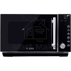 Микроволновая печь Steba MIC 2530 CERAMIC серебристый, 25 л, 900 Вт, переключатели - кнопки, поворотный механизм