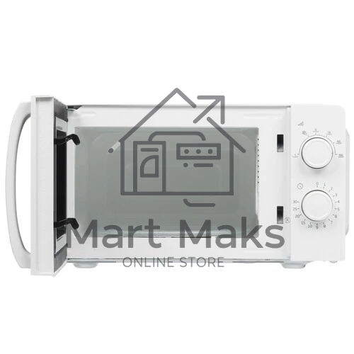 Микроволновая печь Beko SOLO MOC20100W1 белый, 20 л, 700 Вт, переключатели - поворотный механизм