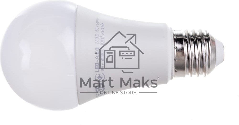 Лампа светодиодная IEK LLE-A60-9-230-65-E27 ECO A60 9 Вт грушевидная 230В 6500К E27