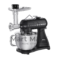 Кухонная машина Korting KKM 0107 MB N, мощность 1500 Вт, 5 насадок, объем чаши 6.5 л, сенсорный дисплей/механическое управление, планетарное вращение, 11 скоростей, турборежим, импульсный режим, таймер, насадка для смешивания/крюк для теста/веничк/мясорубка, черный Кухонная машина Korting KKM 0107 MB N, мощность 1500 Вт, 5 насадок, объем чаши 6.5 л, сенсорный дисплей/механическое управление, планетарное вращение, 11 скоростей, турборежим, импульсный режим, таймер, насадка для смешивания/крюк для теста/веничк/мясорубка, черный