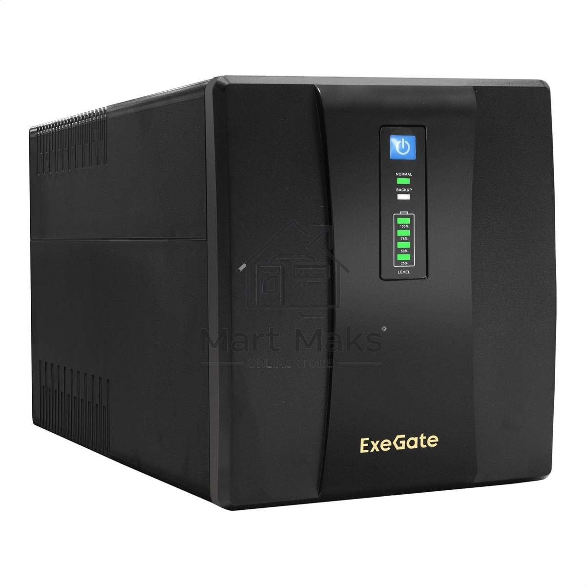 Источник бесперебойного питания ExeGate SpecialPro UNB-1600.LED.AVR.EURO.RJ 1600VA/950W, LED, AVR, 4 евророзетки, RJ45/11, черный