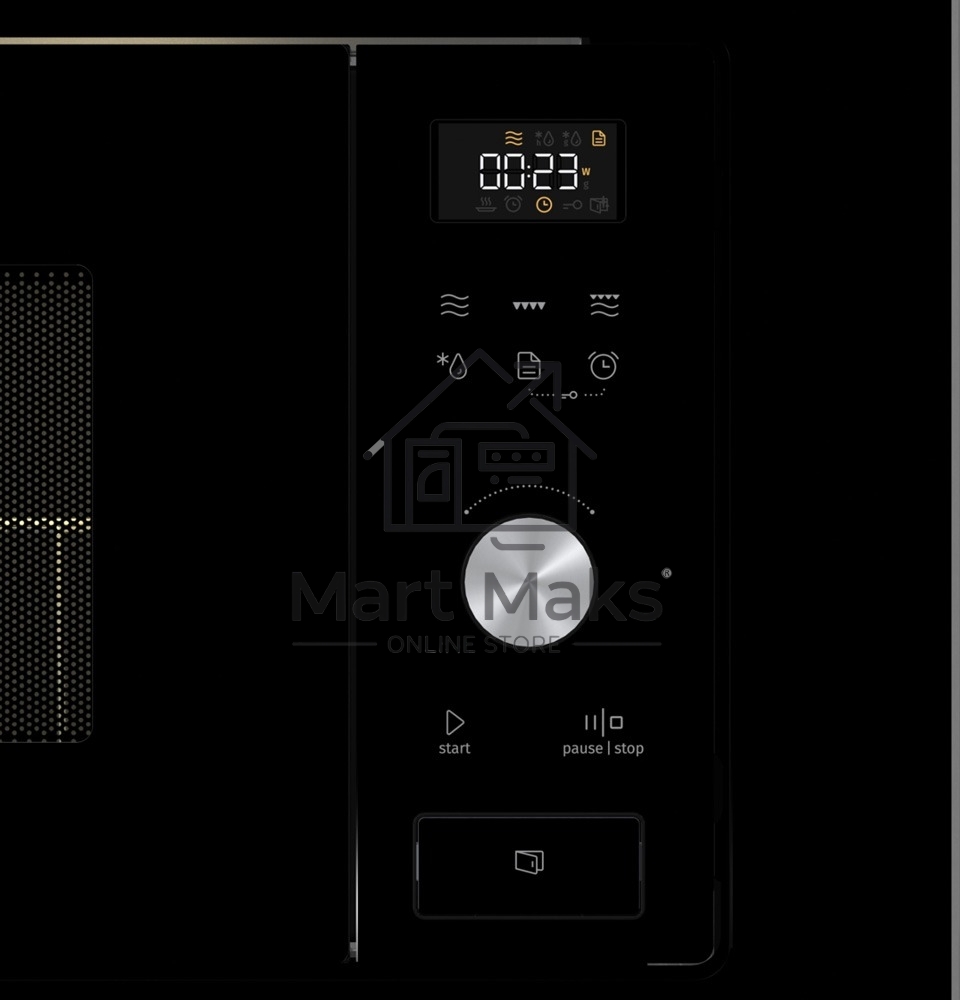 Встраиваемая микроволновая печь GORENJE BMX201AG1BG Электронное управление, черный, объем: 20 л