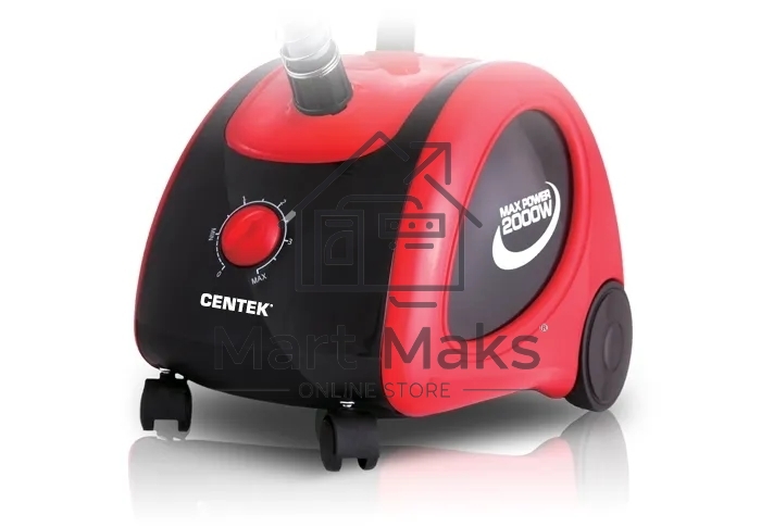 Отпариватель Centek CT-2370 черный/красный, 2200 Вт, 30 г/мин, 1600 мл