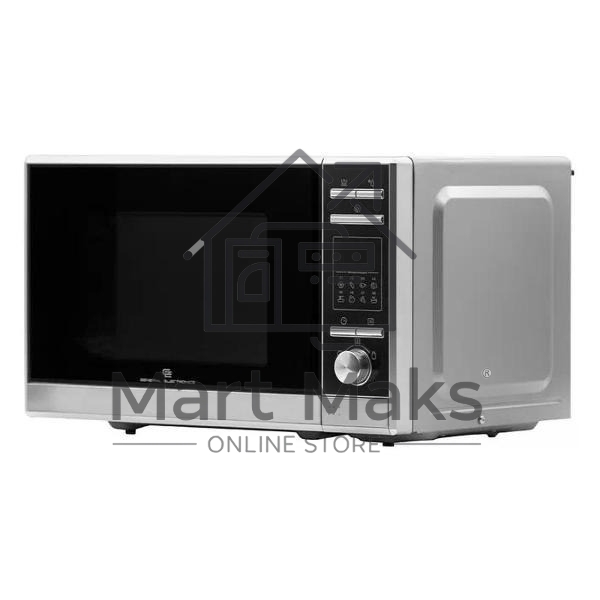 Микроволновая печь General Electronics GE DG420S атласное серебро, 20 л, 700 Вт, переключатели - сенсор, кнопки, поворотный механизм