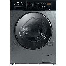 Стирально-сушильная машина Бирюса WMD-SM812/03 M металлик, загрузка фронтальная 8 кг, 1200 об/мин, класс: А+++