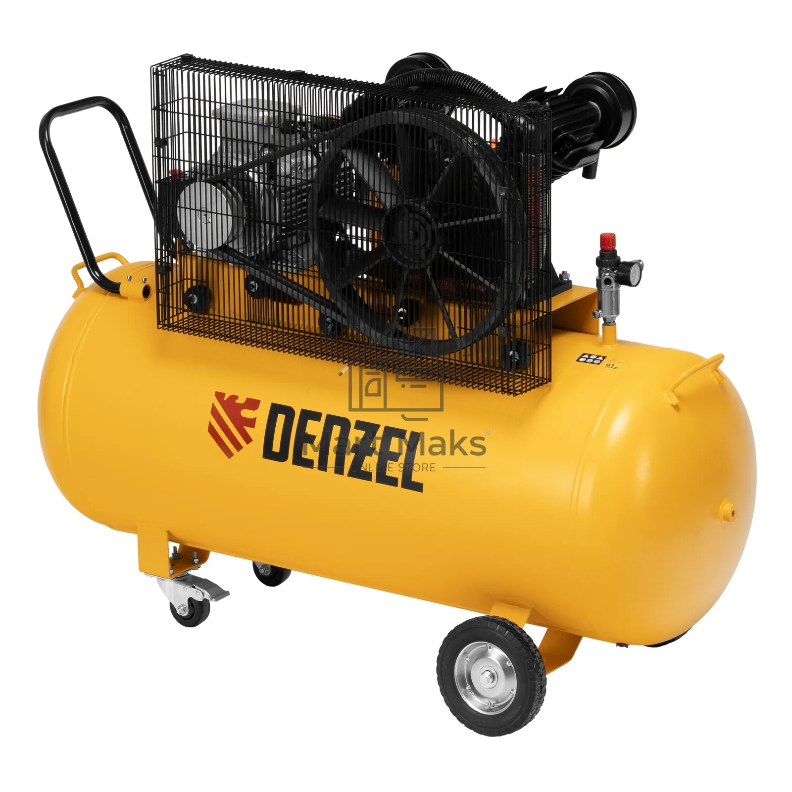 Компрессор воздушный рем. привод BCV 5500-T/270, 5,5 кВт, 270 литров, 850 л/мин Denzel