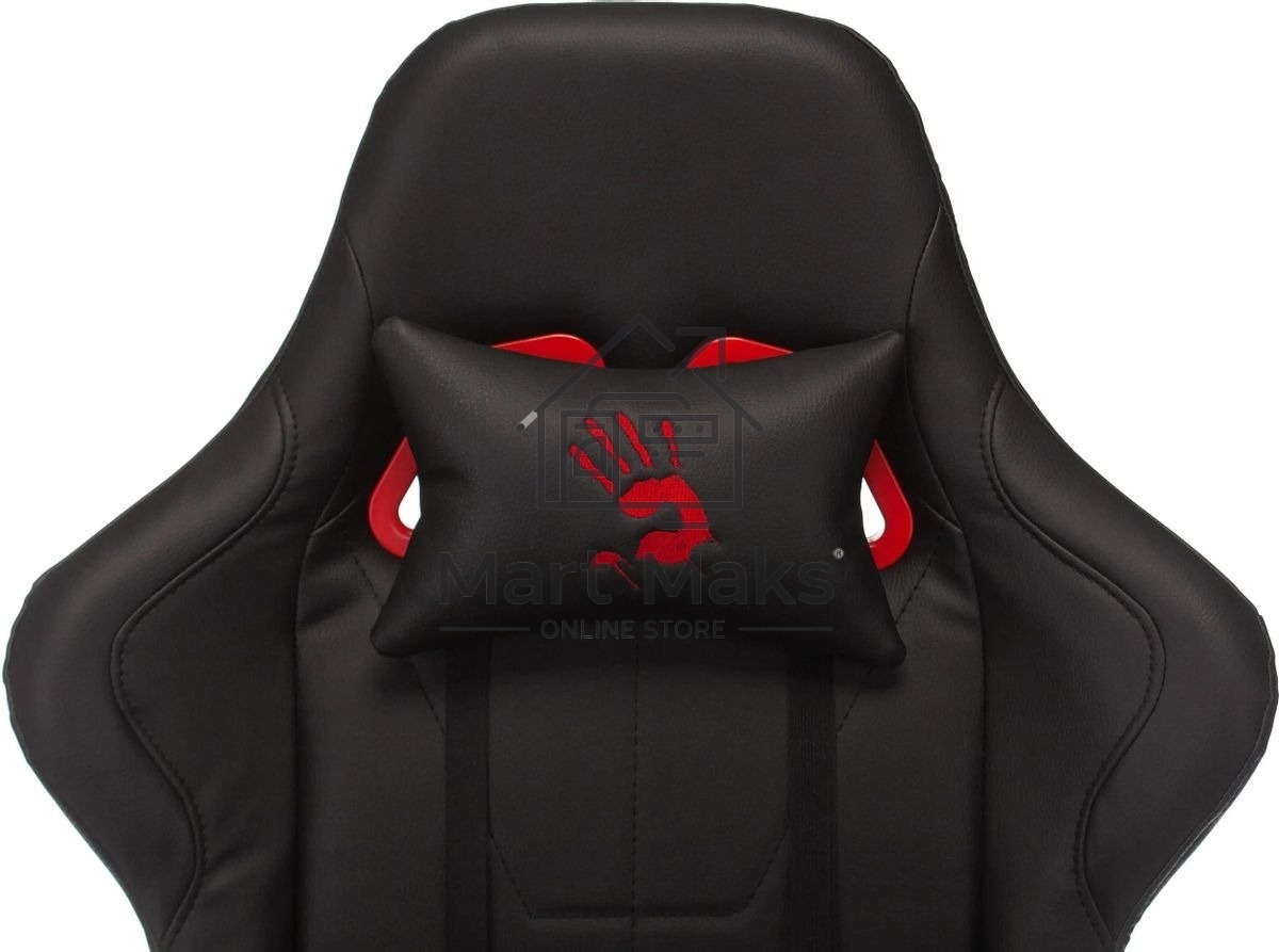 Кресло игровое A4Tech Bloody GC-550 черный, эко.кожа