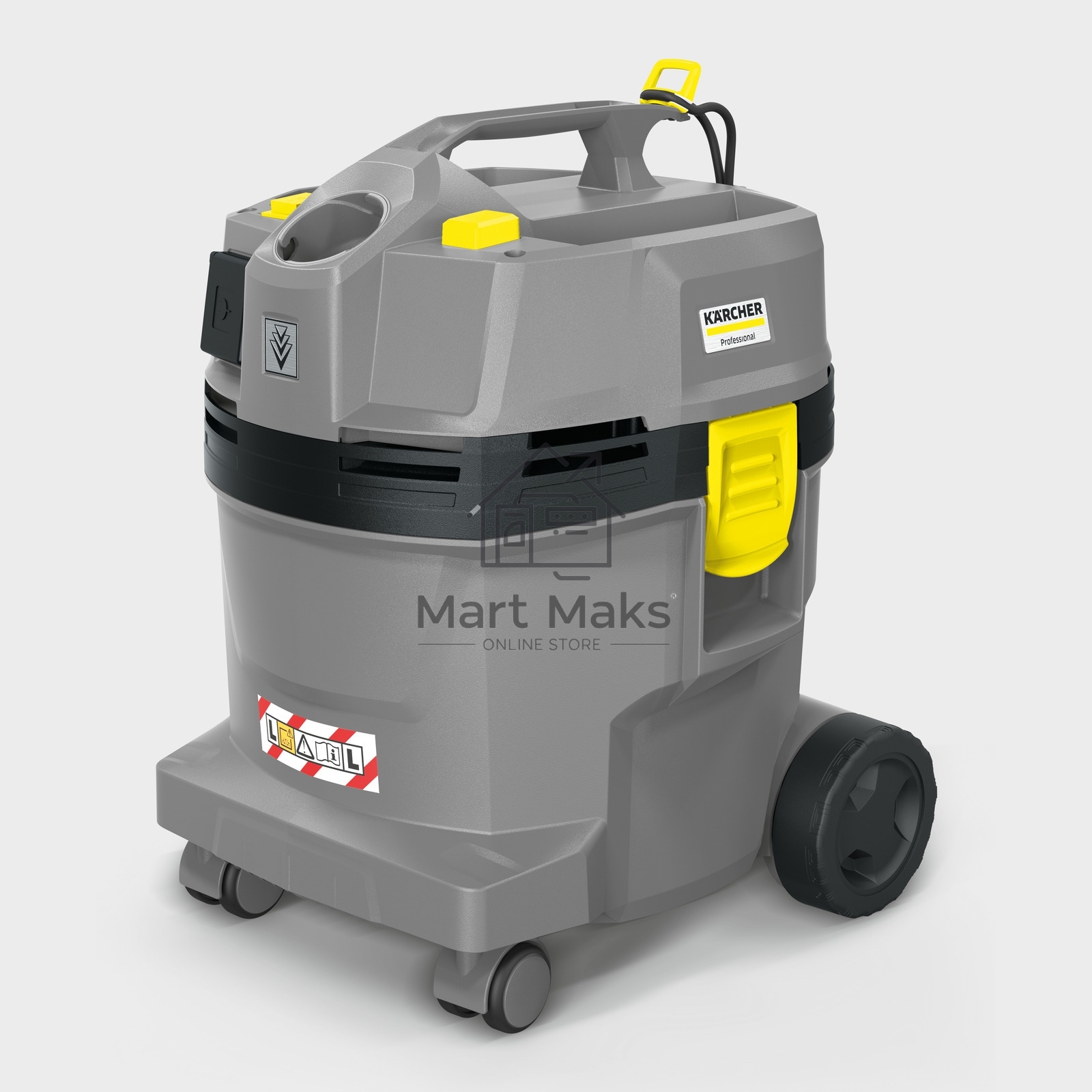 Пылесос строительный Karcher NT 22/1 Ap Te серый, 1300 Вт, уборка сухая/влажная, пылесборник мешок/контейнер, 22 л