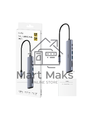 Адаптер CUDY 7-IN-1 USB C Hub with 4K HDMI