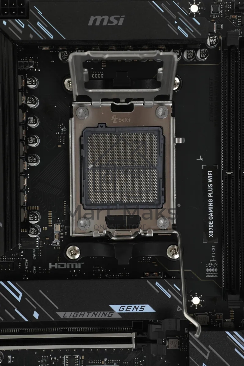 Материнская плата MSI X870E GAMING PLUS WIFI, AM5, AMD X870E, 4xDDR5, 4xSATA, 3xM.2, 1xPCIe 5.0 x16, 1xPCIe 4.0 x4, 2xPCIe 3.0 x1, 1xHDMI, 1xUSB Type-C, 1x5Gb LAN, Wi-Fi 7, Bluetooth 5.4, 2xUSB-C 20Gbps, 1xUSB-C 40Gbps, 2xUSB-A 5Gbps, 2xUSB-A 10Gbps, 4xUS