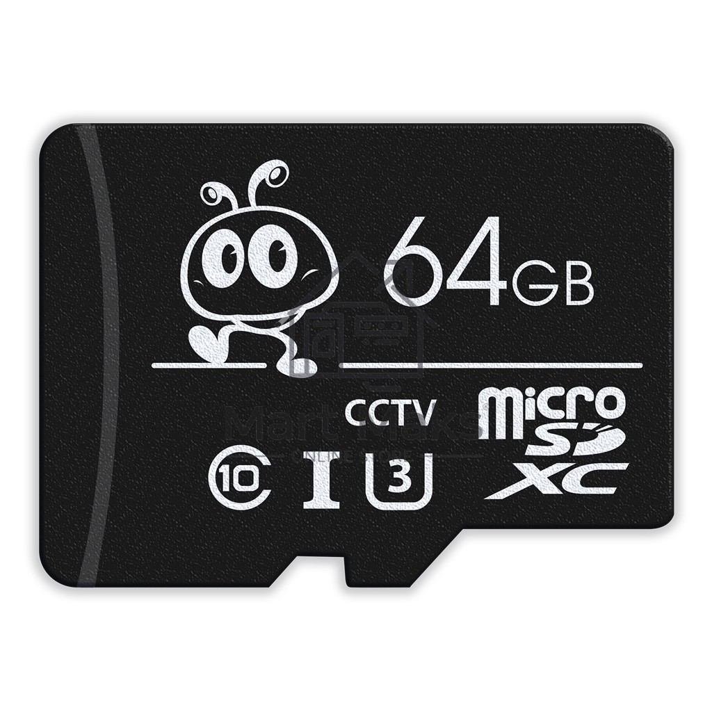 Флеш карта Smartbuy (SB64GbSDCCTV) micro SDXC 064Gb cl10 U3 V30 + адаптер